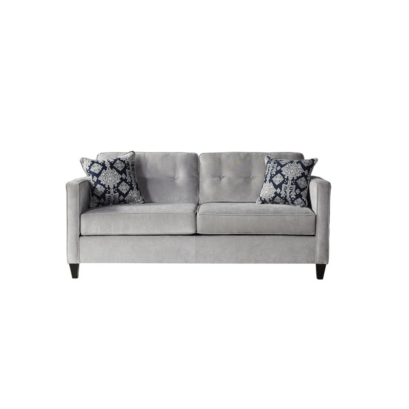 Wade Logan® Torquay 72'' Square Arm Sofa Bed with Reversible Cushions